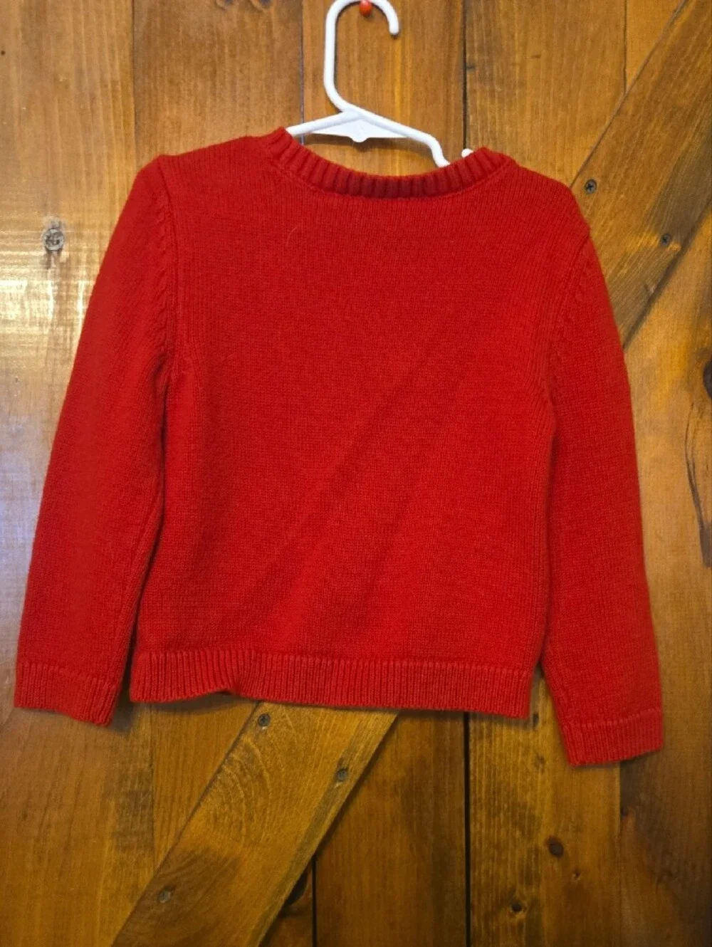Carter's Red Sweater with Pink Heart and Arrow